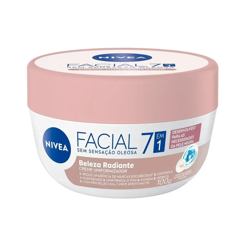 Hidratante Facial NIVEA Beleza Radiante 7 em 1 100g