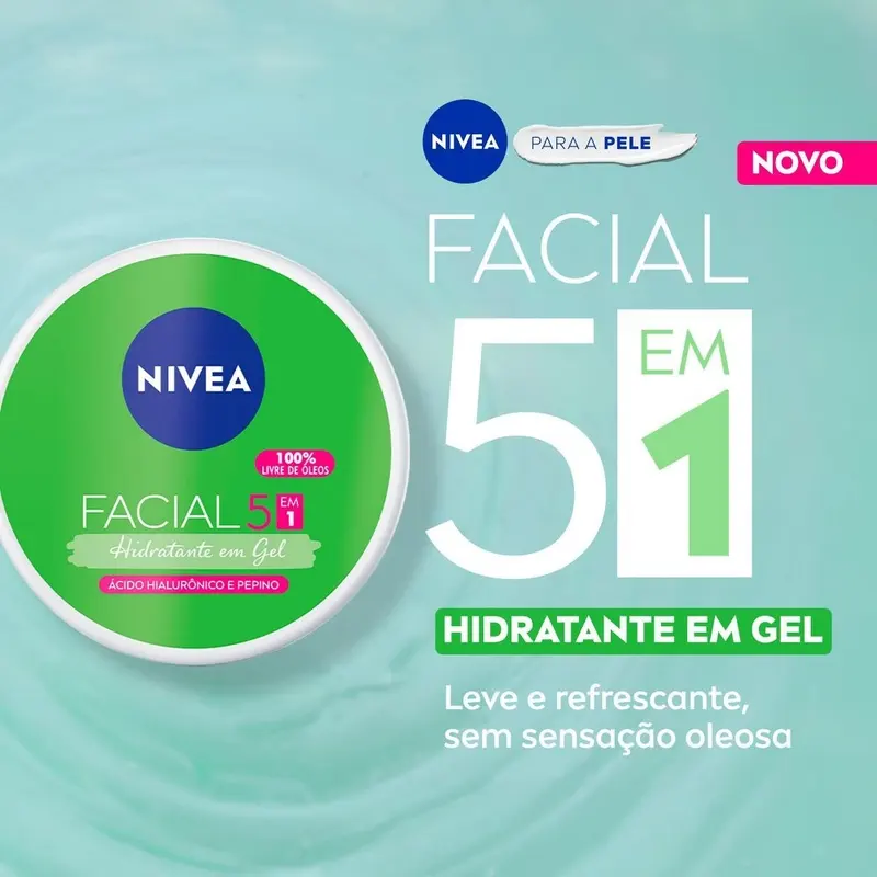 Hidratante Facial em Gel NIVEA 100g, foto 2