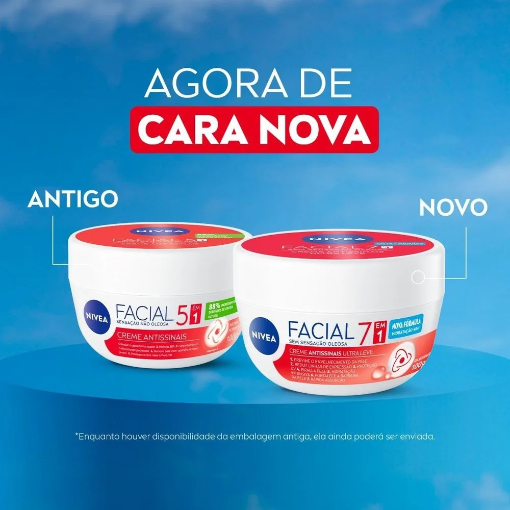 Creme Facial NIVEA Antissinais 100g, foto 2