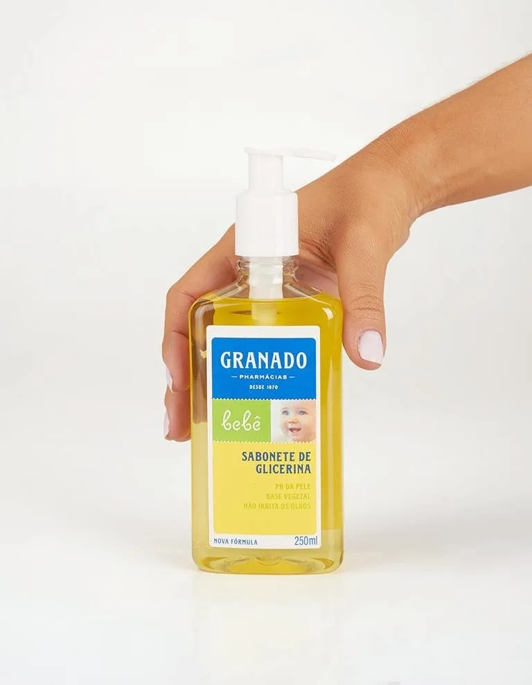 Granado Sabonete Líquido de Glicerina Granado Bebê Tradicional 250ml, foto 2
