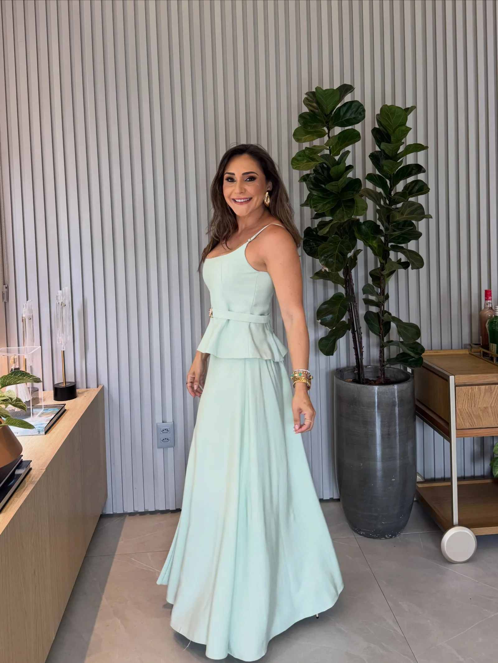 Conjunto Regata Peplum e Saia com Cinto, foto 1