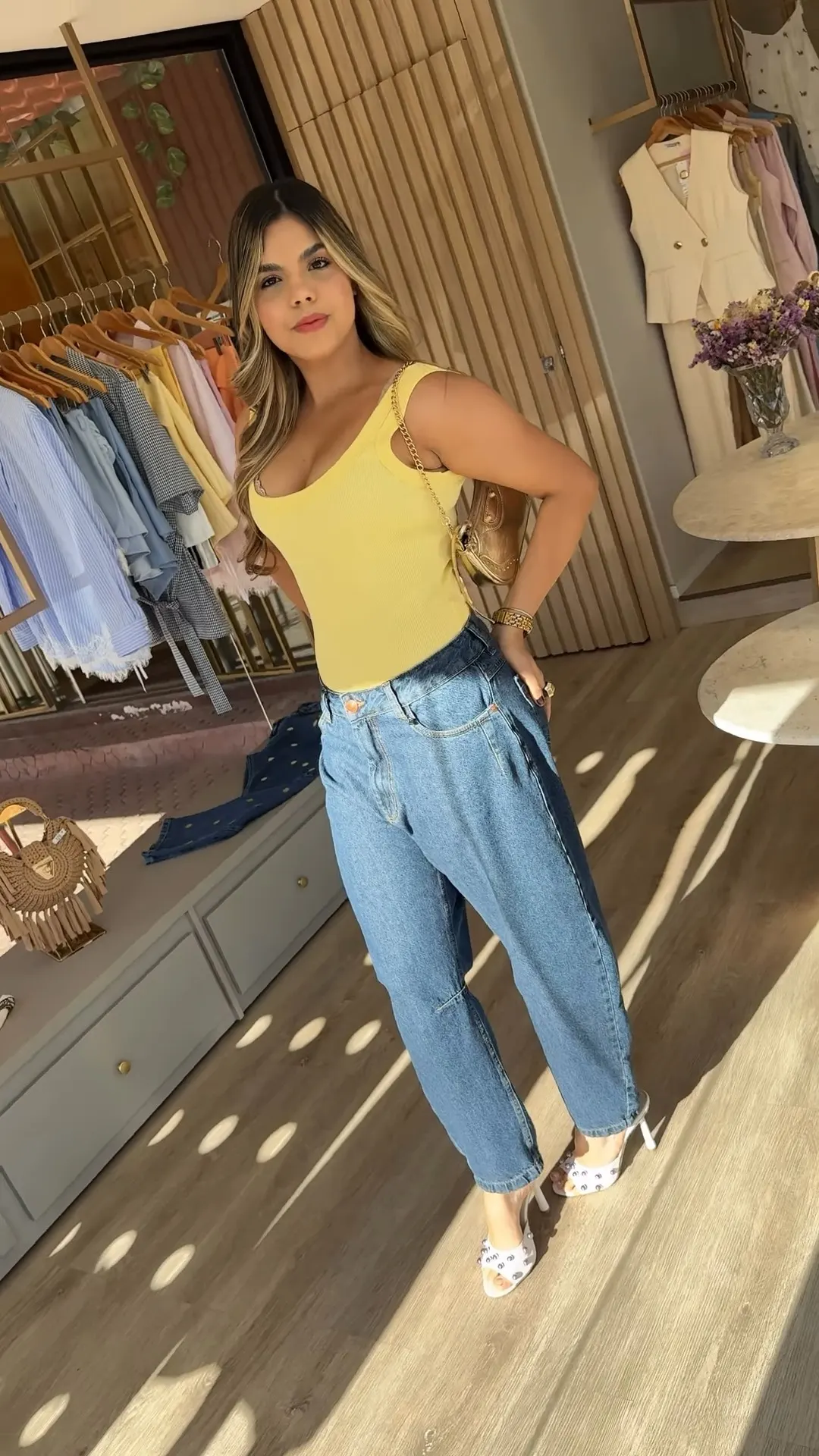 Calça Balloon Jeans