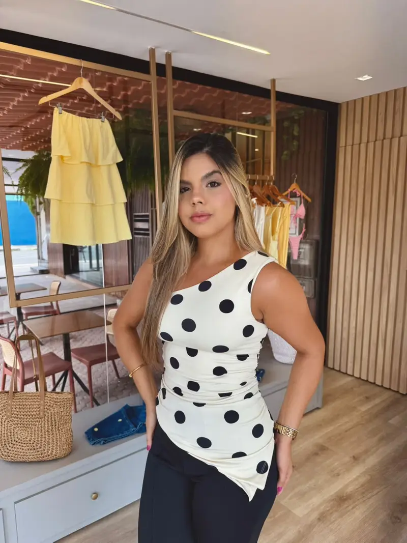 BLUSA PÓA - ASSIMETRICA