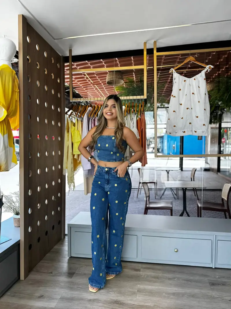CONJUNTO JEANS - PÓA